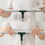 Teleskoop-WC Vannitoa klaasipuhasti Mop Magic Broom P&uuml;hkimine Maa kraapimine P&otilde;randa puhastamine Kodumajapidamises kasutatava mopi puhastust&ouml;&ouml;riist 50CM