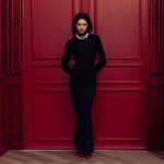 Naiste Kootud Maksikleit Elegantne K&otilde;rge Kaelusega Pikkade Varrukatega Kampsunkleit S&uuml;gis Talv Seksikas J&otilde;ulupeokleit S must