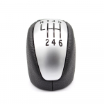 Renault/Laguna MK3 2007-2014 PU 6-k&auml;igulise manuaalk&auml;igukasti nupp, nahkkangi k&auml;igukangi k&auml;sikuul 2008 2009 2010 2011 2012 2013 jaoks.