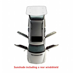 Auto t&auml;iskate Volkswagen VW Passat B8 Universaal 2014~2024 Tagumise k&uuml;ljeakna p&auml;ikesesirm Esiklaasi p&auml;ikesesirmid Kardina tarvik