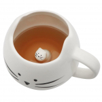 Kassikruus Kassikohvikruus naistele t&uuml;drukutele Armsad keraamilised Miau kruusid kassis&otilde;brale teetass 12 untsi valge, must 420ml