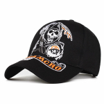 Sons of Anarchy Cap Tikitud Skull Snapback M&uuml;ts meestele ja naistele
