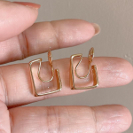 Kandilised Mosquito Coil k&otilde;rvaklambrid: Moodsad valuvabad unikaalse ja mitmek&uuml;lgse disainiga metallist k&otilde;rvar&otilde;ngad naistele. mosquito coil ear clip kuldne