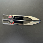 1 paar tsingisulamist PVC FR logo embleem m&auml;rk kleebised 3D metallist poritiiva k&uuml;ljekleebis auto kleebis FR Leon Ibiza Altea Exe jaoks must