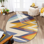 P&otilde;hjamaade elutoa &uuml;mmargune vaip, magamistoa voodi&auml;&auml;rne matt, tualettlaua/arvutitooli p&otilde;randamatt diameter 160CM