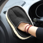 Autopesula Villased kindad Paksendatud fliisvoodriga puhastushari Mootorrattapesumasinate hooldustooted Ilu- ja autopesutarbed must