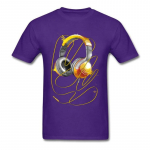 Hip Hop Tantsumuusika T-s&auml;rk Pane mind k&auml;ima Tasuta saatmine L&uuml;hikeste varrukatega 100% puuvill Meeste T-s&auml;rgid Rock K&otilde;rvaklapid T-s&auml;rk Tippkvaliteediga T-s&auml;rgid Meeste S valge