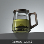 Klaasist Teetass Ainulaadne Guanshani Klaasi Sisekujundus Tee Filtreerimine Kontor P&auml;hklipuidust Kuumakindel K&auml;epide Teetass