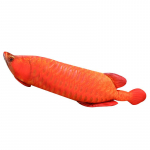 30 cm realistlik simulatsioon Arowana pl&uuml;&uuml;sist t&auml;idisega m&auml;ngunukk Loominguline sisekujundus M&auml;nguasi armsad beebid, laste valgustus, kaasas olevad m&auml;nguasjad 30cm punane