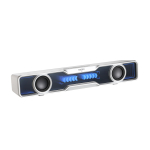 SUMMER Gold Edifier QS30 arvutik&otilde;lar Soundbar Bluetooth USB toiteallikas RGB valgusmikrofoniga Spetsiaalne rakendus, mis &uuml;hildub režiimiga, mis &uuml;hildub valge