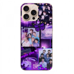 Coque - BTS - Iphone 16 Pro Max - Violet - Souple - Concept