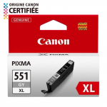 CANON Cartouche d'encre CLI-551GY XL grande capacit&eacute; Gris (CLI551XL)
