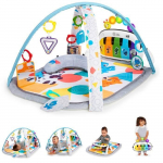 BABY EINSTEIN Kickin&rsquo; Tunes Beebi arendusp&otilde;randamatt, 4-&uuml;hes, eemaldatav klaverim&auml;nguasi, kaar, beebikingitus, mitmekeelne puhas