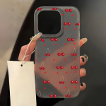 Mobiiltelefoni&uuml;mbrised iPhone 11 13 15 Pro Max 12 14 Pro Max &uuml;mbrisele iPhone 16 15 Plus 13 Pro 12 j&auml;&auml;tunud tekstuuriga maalitud koomiksililled iPhone 11 valge