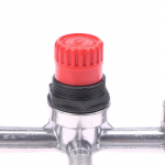 1 tk regulaatori ventiil Kahe v&auml;ljalasketoruga &otilde;hukompressori l&uuml;liti r&otilde;huregulaatori klapi kinnitusosa kolb-&otilde;hukompressori jaoks