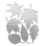 Lehtede reljeefl&otilde;ikamisvormid &otilde;&otilde;nsad Lehtede reljeefsed l&otilde;iked kaartide valmistamiseks isetegemise v&auml;ljal&otilde;igete albumi paberist k&auml;sit&ouml;&ouml; 1