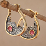 Moodsad rippuvad k&otilde;rvar&otilde;ngad naiste ehete jaoks kuld