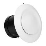 Lagede difuusori v&auml;ljalaskeklappide &otilde;hutusventiil Anemostaat ventilatsioonitoru vooliku kate (75 mm)