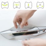 4Pcs Car door Handle Protection Film Car sticker For Volkswagen VW Golf 4 6 7 GTI Tiguan Passat B6 B7 CC Jetta MK5 MK6
