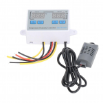Digitaalne temperatuuri niiskuse regulaator Intelligentne elektrooniline termostaadi l&uuml;liti 12V 220W