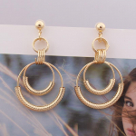 &Otilde;&otilde;nes &uuml;mmargune swing pikad rippk&otilde;rvar&otilde;ngad naistele Metallist geomeetriline mitmekihiline tutik&otilde;rvar&otilde;ngas Brincos Moeehted Kingitus