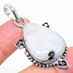Rainbow Moonstone Handmade 925 Sterling Silver Gift Pendant 2.05 y4n16
