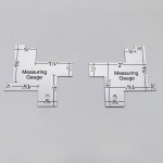 Premium valge &otilde;mblusjoonlaud - T&auml;pne kanga l&otilde;ikamine ja DIY disainit&ouml;&ouml;riist, vastupidav ja selge lihtsaks m&otilde;&otilde;tmiseks ja meisterdamiseks A