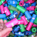 Jiebeida biolagunevad mini lemmikloomade j&auml;&auml;tmekotid, 15/rull, juhuslikud v&auml;rvid 225 Bags (15 Rolls, 15 Bags/Roll)