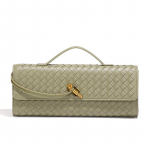 Isikup&auml;rastatud ja k&otilde;rgekvaliteediline kootud &otilde;htus&ouml;&ouml;gikott, elegantne k&auml;eshoitav &otilde;lakott naistele, vintage horisontaalne baguette-kott, vabaaja crossbody-kott