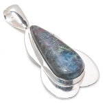 Ruby in Fuchsite Ethnic Handmade 925 Sterling Silver Jewelry Pendant 2.13 Z6h87