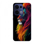 Coque de t&eacute;l&eacute;phone - Maniacase - Oppo Reno 13 5G - Lion Majestueux Color&eacute; - Silicone - Souple