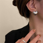 Minimalistlikud h&otilde;bedav&auml;rvi armastuse s&uuml;damega k&otilde;rvar&otilde;ngad naistele Trendikad elegantsed pulmaehted ennetavad allergiat h&otilde;be