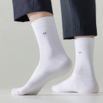 Meeste keskmise toruga antibakteriaalsed puuvillased sokid &ndash; hingavad, desodoreerivad, higistamisvastased, igap&auml;evased &auml;rilised igaks aastaajaks 1*pair