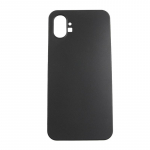 Nothing Phone 2 Silikoonist Pehme &Uuml;mbris: Pudingidisainiga v&auml;rvitud nahk Phone 1 must