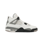 Air Jordan 4 Retro OG GS Valge Tsement 2025 Laste Tossud Tech-Hall Must Tulepunane IB4171-100 36 white