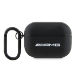 Amg Amap2Slwk Airpods Pro 2 (2022/2023) Kaane must/must nahkvalge logo