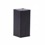 Must alumiiniumist korpuse &uuml;mbris isetehtud pressitud elektrooniline projektikarp 50X25X25Mm