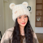 S&uuml;gis- ja talvem&uuml;tsid naiste &uuml;hev&auml;rvilised mitmek&uuml;lgsed kootud villased m&uuml;tsid talvised soojad ja k&uuml;lmakindlad pl&uuml;&uuml;sist k&otilde;rvaklapid One Size