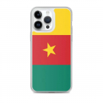Coque iPhone &ndash; Drapeau Cameroun &ndash; iPhone 14 Pro Max &ndash; Supp &ndash; Mitmev&auml;rviline &ndash; Vertikaalne