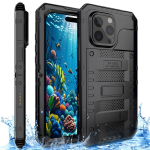 10M Veekindel &Uuml;mbriskate iPhone 16e 16 Pro Max 15 14 13 12 11 jaoks, Kogu Keha Kaitsev, Tolmukindel, P&otilde;rutuskindel Sukeldumiskate iPhone 15 Plus
