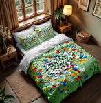 Ma olen superpoiss slogan Tekikottide komplekt ilma lakanata King Queen Double Full Twin &Uuml;heinimesevoodi Suurus Voodipesukomplekt 135x200cm