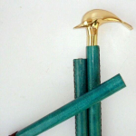 Antiikstiilis Viktoriaanlik Vanaaegne Disainer Messingist K&auml;epidemega Kepp Puidust Jalutuskepp M aero