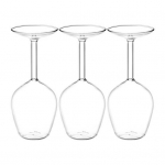 Tagurpidi Veiniklaaside Komplekt K&otilde;rge Borosilikaatklaas Kuumuskindlad Pokaalid Punase Valge Veini Kokteilide jaoks Ainulaadne Kodu Baari Kingitus 400ML 3pcs puhas