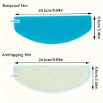 Mootorrattakiiver l&auml;bipaistev uduvastane vihmakindel kile kiivri l&auml;&auml;ts Vastupidav nanokattega kleebis Motoohutuse s&otilde;idukiivri tarvikud