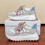 Kawaii paksu p&otilde;hjaga k&auml;snakook paksu p&otilde;hjaga naiste vabaajajalatsid uus mood vabaajajalatsid hele v&auml;rv inetu suur pea spordijalatsid 40