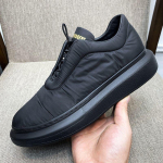 Pl&uuml;&uuml;sist Soojad Puuvillased Kingad Meestele Moodsad Paelad Vabaaja Tossud Mehelik Platvorm Talvised Puuvillased Kingad Zapatillas Hombre 39 must