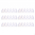 6 Pieces tray and storage Case 100 Chips for Party Home