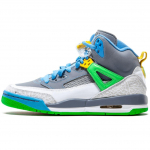 Air Jordan Spizike GS Stealth Laste tossud Valge Stlth Psn-Grn-Unvrsty-Bl-Bltz 317321-056 38