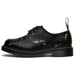 Naabruskond x Dr. Martens 1461 Valmistatud Inglismaal V&auml;rvipritsmega Unisex Tossud Must Valge 27593922 36