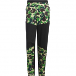 Adidas X Bape FW23 Kamuflaažist Lapitehnika Tuulekindlad Elastsete Mansettidega Spordip&uuml;ksid Meeste Alaosad Must IQ3681 S